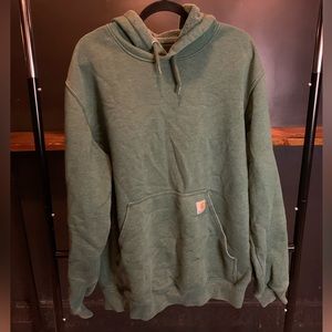 Awesome Carharrt Faded Green Hoodie L